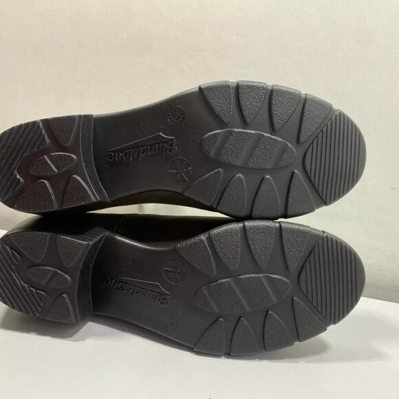 NEW BLUNDSTONE Womens Elastic Sided Heel Boots Size 9 Pull-On Chelsea Brown - Picture 3 of 8